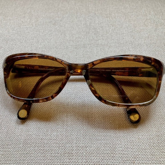 Dolce & Gabbana terrazzo tortoiseshell cat-eye eyeglasses sunglasses frames - Picture 1 of 3